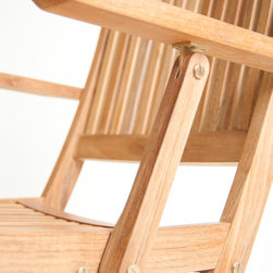 Wintons Teak Rennes Folding Chair - Outdoor Dining Chairs