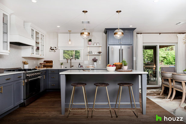 Transitional Kitchen by Stephanie Gamble Interiors