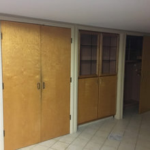 Kitchen remodel before and after.