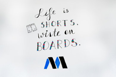 Whiteboard paint improves brainstorming sessions at MentorMate