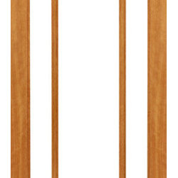 9-Marginal Interior Brazilian Mahogany IG Glass Single Door - Interior Doors
