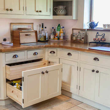 Traditional kitchen in a barn conversion
