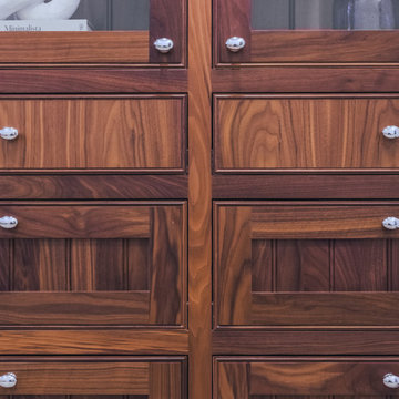 Traditional Walnut Cabinetry