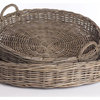 Normandy Xl Low Round Baskets, Set of 2