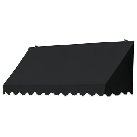 Traditional Awnings in a Box, Black, 6'