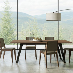 Mobican's Pari table with black metal legs - Dining Tables