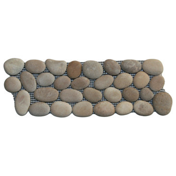 Java Tan Pebble Tile Border