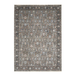 Nourison - Nourison Starry Nights 8'6" x 11'6" Grey/Navy Vintage Indoor Area Rug - Area Rugs
