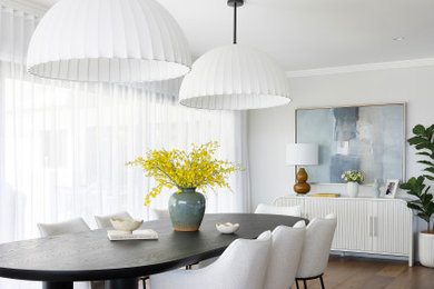 Beach style dining room in Gold Coast - Tweed.