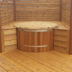 Cedar Hot Tubs in Decks - Hot Tubs