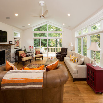Sunroom and Deck Addition in McLean, VA