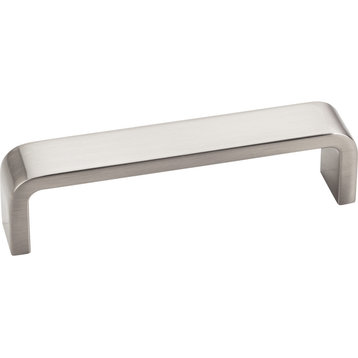 Elements - 4" Asher Cabinet Pull - Satin Nickel
