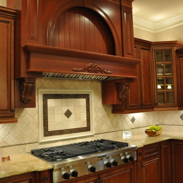 Glazed Cherry Cabinets