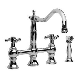 Graff - Graff Bridge Kitchen Faucet with Side Spray - G-4845 - Kitchen Faucets