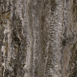 FUTAR / Black Travertine (Colour filled / Polished finish) - Flooring