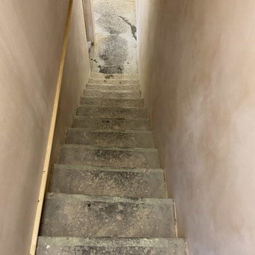 Tired Black Flagstone Floor Restored in Kendal Basement