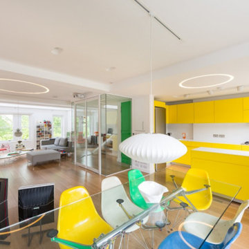 Eclectic Residential Kitchen in Primrose Hill, London