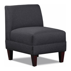 Small Scale Armchairs And Accent Chairs Houzz Carolina Accents Briley Armless Chair Gray Armchairs And Accent Chairs