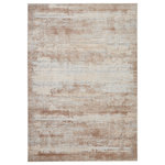 Nourison - Nourison Rustic Textures 7'10" x 10'6" Beige Modern Indoor Area Rug - This beautifully carved contemporary rug from the Rustic Textures Collection brings abstract beige and cream patterns together for a weathered, rustic d�cor feel that adds depth and texture to any space. High-low pile construction and subtly shifting colors are at home in urban and cabin settings alike.