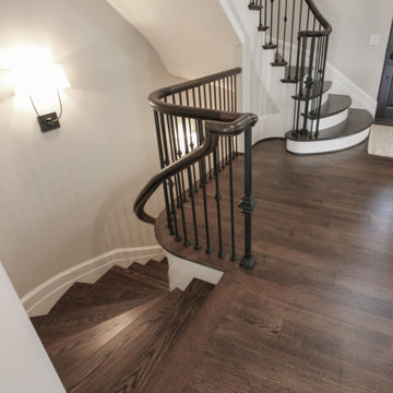 86_ Gorgeous Floating Curved Staircase, McLean VA 22066