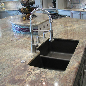 Elegant Gray Transitional Kitchen