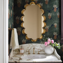 Black/Gold Gold Coast Powder Rooom