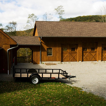 new barn and garage
