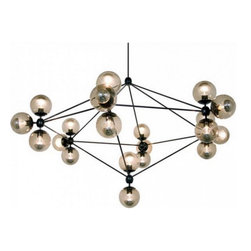 Replica Jason Miller Modo 21 Bulb Chandelier - Pendant Lighting