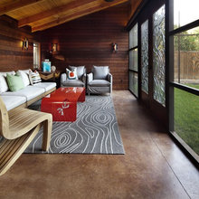 Screened porch floor