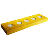Yellow tiger maple oversize tealight candle holder