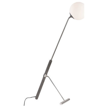 Mitzi Brielle 1 Light Floor Lamp, Polished Nickel HL289401-PN