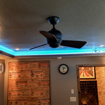 Garage Converted To Cigar Lounge