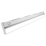 NICOR Lighting - NUC-5 Series Selectable LED Under Cabinet Light, White, 30 - NICOR's fifth generation LED Undercabinet light features the latest in LED technology. The NUC Series Selectable LED Undercabinet allows you to change the color temperature of the light to 2700K, 3000K, and 4000K. The selectable color temperature switch is located next to the on/off rocker switch for easy access. This fixture is designed for easy hardwire installation that can be done through various knockout ports. This allows you to control the undercabinet lights from a wall switch or dimmer for full range dimming. The 1-inch low profile design keeps the fixture out of sight to provide pure ambient light without heat or harmful UV light. This Selectable LED Undercabinet is available in Black, Nickel, Oil-Rubbed Bronze, and White in sizes ranging from 8-inches to 40-inches. It features a projected lifespan of over 100,000 hours and is protected by NICOR's 5-year limited warranty.