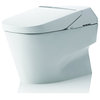 Toto Neorest 700H Dual Flush Toilet, Integrated Bidet Seat, Cotton White