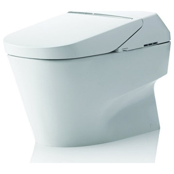 Toto Neorest 700H Dual Flush Toilet, Integrated Bidet Seat, Cotton White