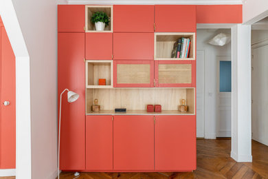 Inspiration pour un salon design.