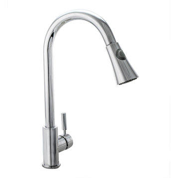 Cosmo Single-Handle Pull-Down Sprayer Kitchen Faucet