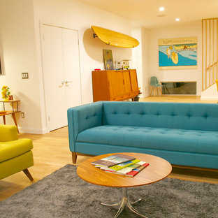 Midcentury basement in San Diego.