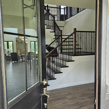 Project #109 | U-Shaped Stairs in Countryside Retreat