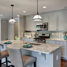 GRAY-CABINET KITCHEN