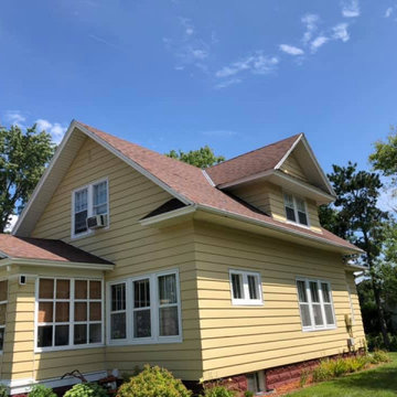 CertainTeed NorthGate shingles installed today! Here are few before & after pics