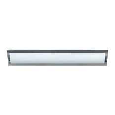 Besa Elana 38 Vanity, Satin White, Chrome