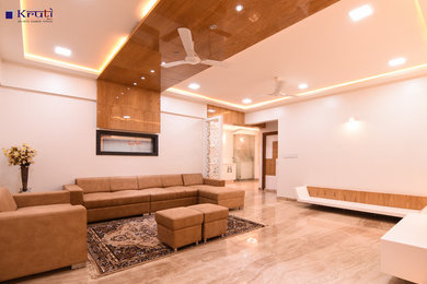 Living room - asian living room idea in Bengaluru