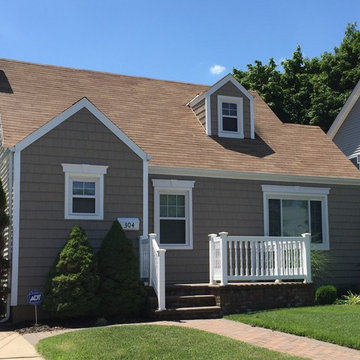Bellmore Siding - Tuscan Clay Shakes with New Windows