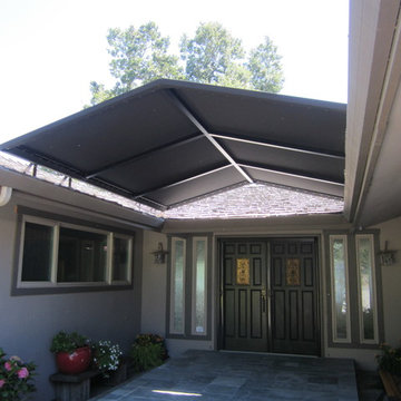 Entryway awning canopy