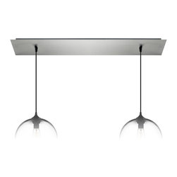 Linear 2 Modern Chandelier - Kitchen Island Lighting