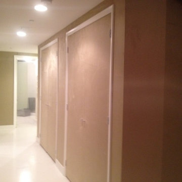 ACUALINA SUEDE WALL-COVERING INSTALLATION