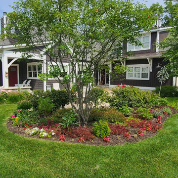 New home on small corner lot with curb appeal