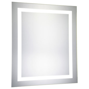 LED Hardwired Mirror Rectangle W20"H30" Dimmable 5000K