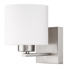 Capital Lighting Steele 1 Light Sconce, Brushed Nickel